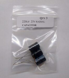 220uf 25v capacitor